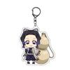 Anime Demon Slayer Kimetsu No Yaiba Llavero Anillo Dibujos Animados Kamado Tanjirou Kamado-Nezuko Tomioka Giyuu Figura de Acción Modelo Regalo