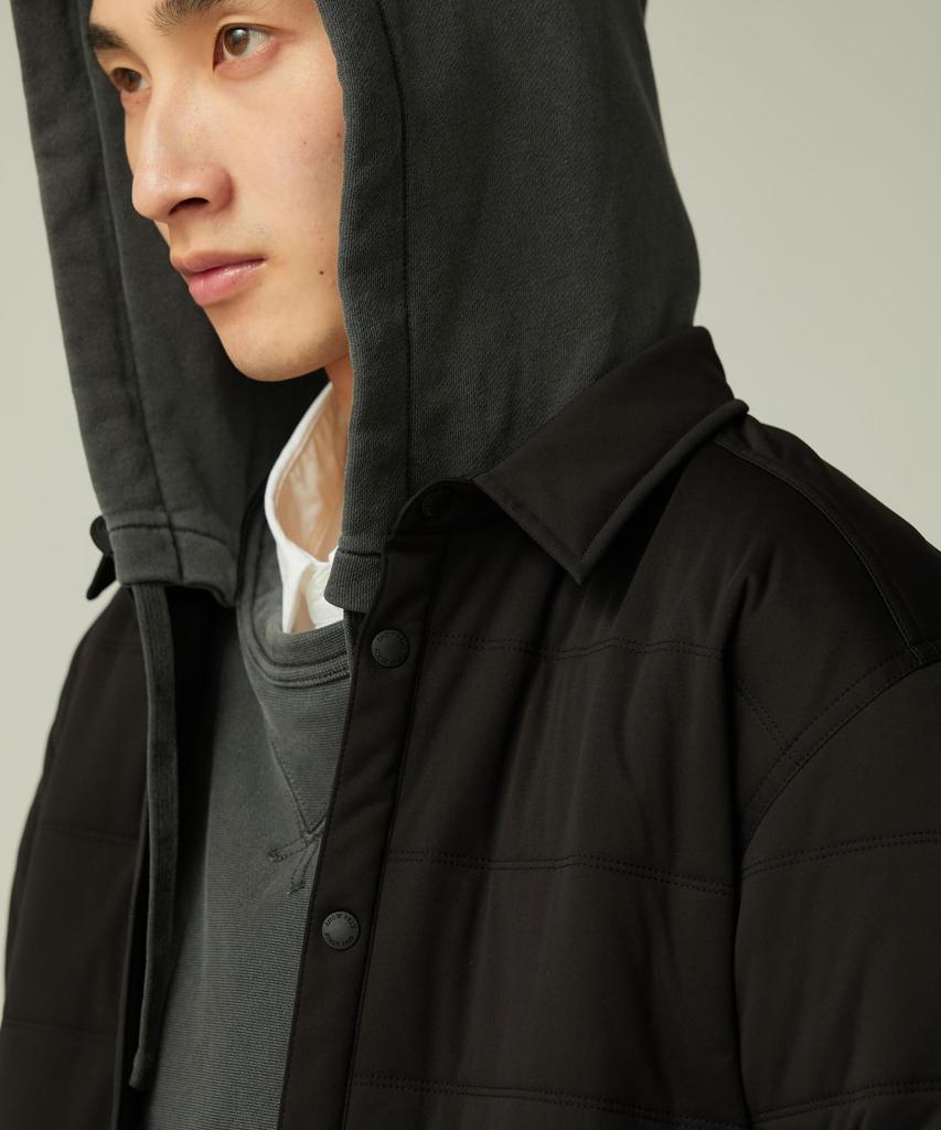 Snow Peak Flexible Insulated Shirt Long Size L SW-25AU003, Sleeve, Men's/Women's, Black,