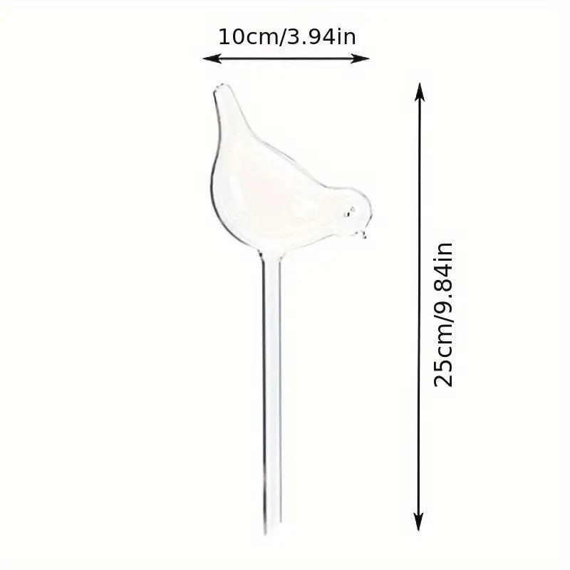Fauler Wasserspender Imitation Glas Kunststoff Vogel Automatisch Garten Blumenliebhaber Reisen Tropfmaschine