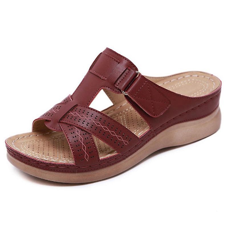 Ladies Orthopedic Shoes Open Toe Sandals Ladies Platform Slippers Summer Beach Rubber Soft Sole