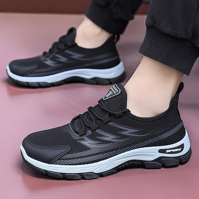 

Туфли на одной педали с мягкой подошвой, дышащие, повседневные, женские туфли для ходьбы для женщин среднего и пожилого возраста, удобная и нескользящая обувь 38