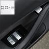For Tesla Model 3 2017- Car Window Lift Switch Button Door Open Sticker Trim