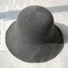 Cotton and Linen Fisherman Hat Women's Summer Breathable Knitted Basin Hat Versatile Straw Hat Artistic Top Hat Sun Protection and Sunshade Hat
