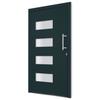 VidaXL Porte d'entrée Aluminium et PVC Anthracite 100x210 cm