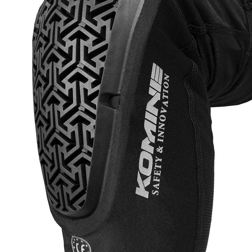 KOMINE Motorcycle Knee Protector Air Thru Knee Guard Enigma CE2 Standard Black M SK-846