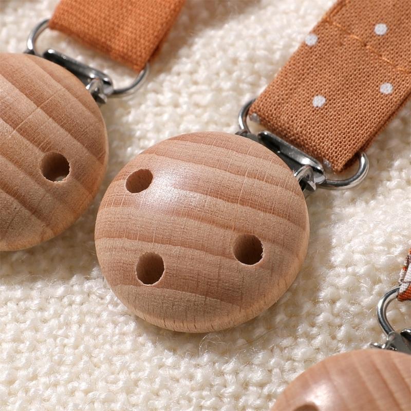 4Pcs Pacifier Clip Chain for Baby Infants Soothing Toy Lanyard Strap Dummy Holder Rope Prevent Loss and Contamination