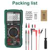 MASTFUYI Digital Multimeter 6000 Count AC/DC 2000V/20A True RMS Temperature Tester for Electrician Photovoltaic Mining