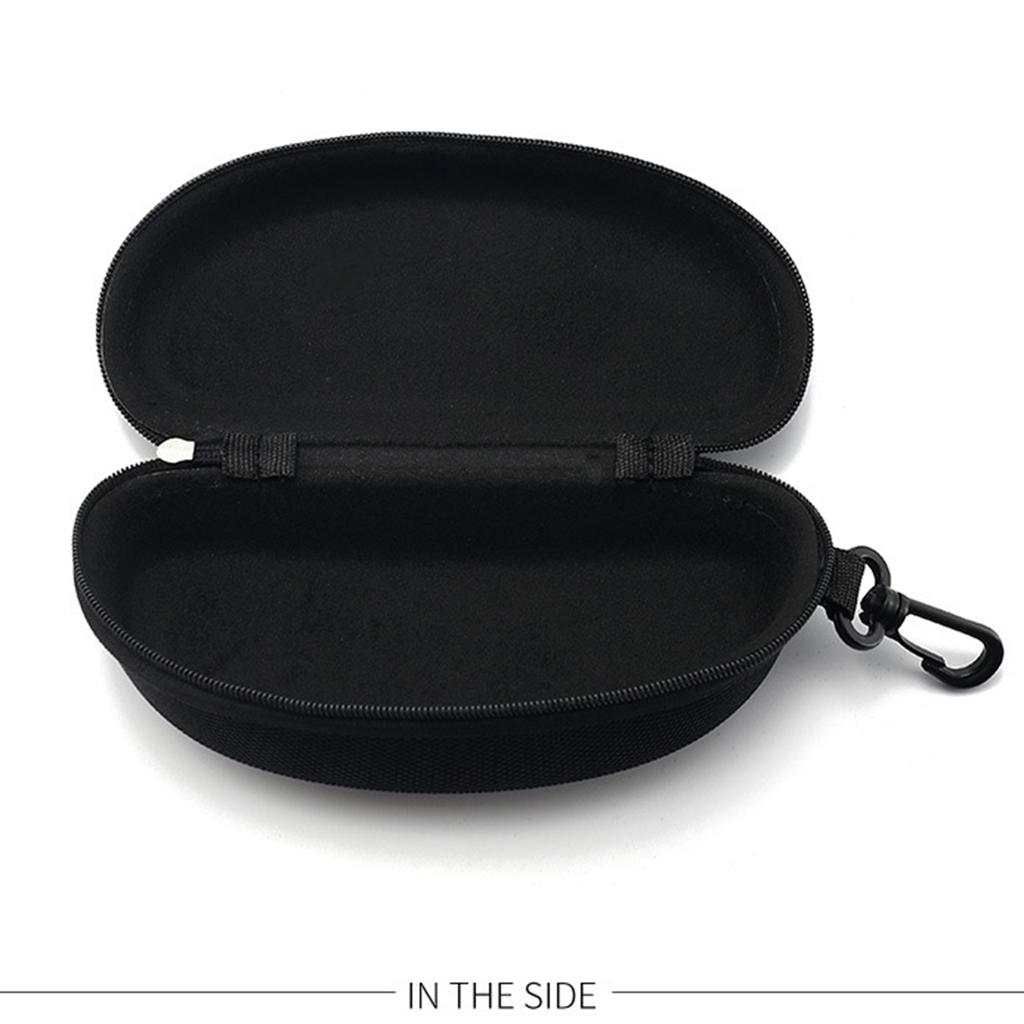 Прочный чехол для очков из ткани Оксфорд с карабином для надежной транспортировки и защиты от царапин