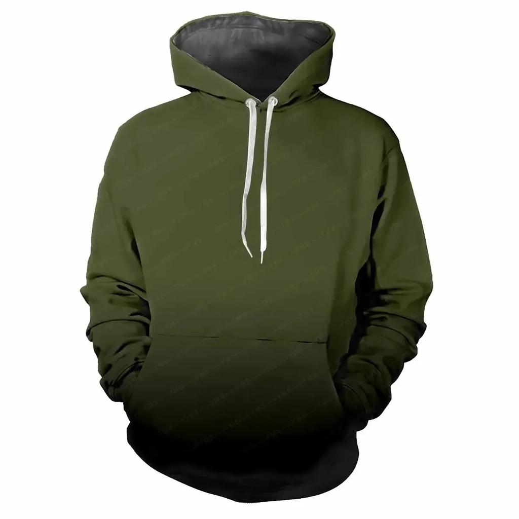 Trendiger Herren-Hoodie mit gedruckten, farbwechselnden Mustern, Digitaldruck, lässig, langärmelig mit Kapuze, dicker Stoff, Oberteile