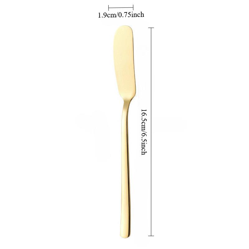 Butter knife 304 stainless steel butter knife cheese jam spreading knife peanut butter bread spreading scraper