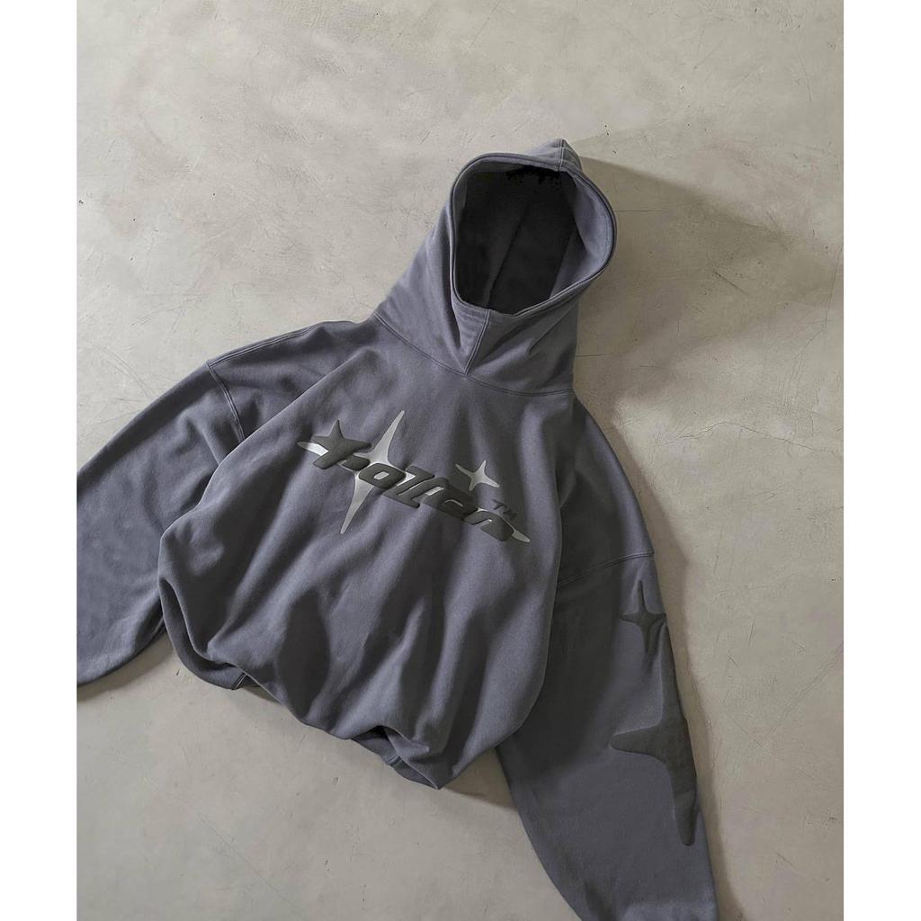 Retro Gothic Men Hoodie High Street Trend Y2k Harajuku Men Loose and Casual Sweatshirt Demon Slayer