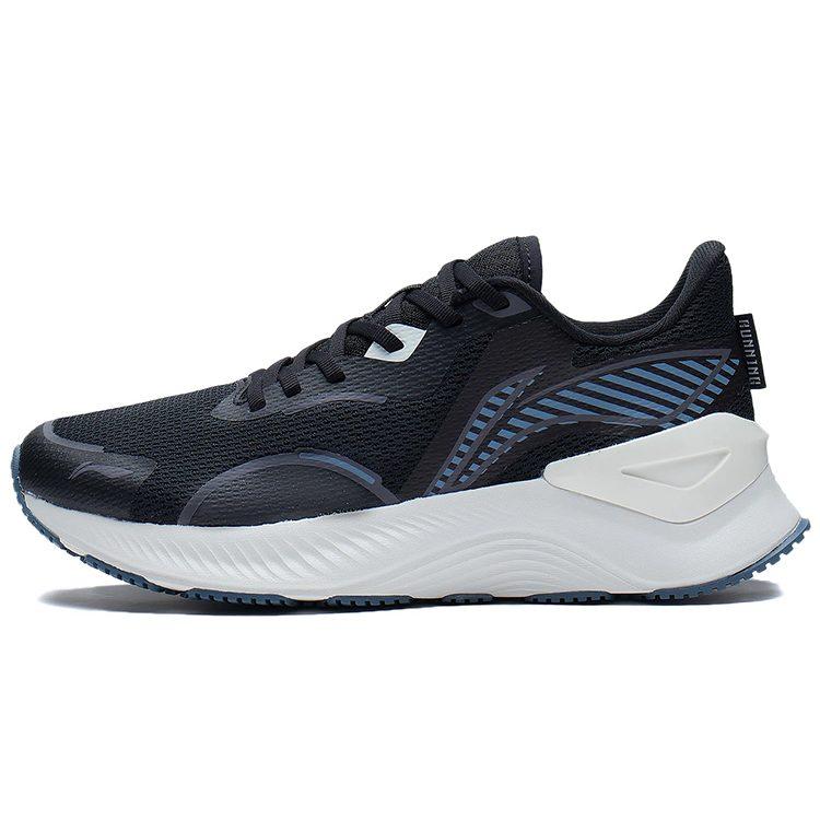 Li Ning Yueying 1.0 Super Light Breathable Low top Running Shoes Women's Black White ARHS028-2