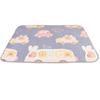 Bed Pads Washable Waterproof 28x39.4in Water Absorption Soft Skin Friendly Urine Mattress Cute Bear Pet Pads for Incontinence