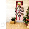 Christmas Card Holder Felt Wall Hanging Picture Holders with 40 Photo Clips Picture Frame Collage