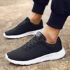 Tênis Esportivo Masculino Ultra Leve para Corrida Malha Respirável Tênis Casuais Elásticos Sola Macia Sapatos para Corrida Caminhada