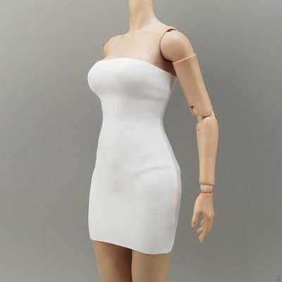 Maßstab 1/6 Damen rückenfreies Kleid Bekleidungszubehör für 12 Zoll Actionfigur Körper mit Riemendesign
