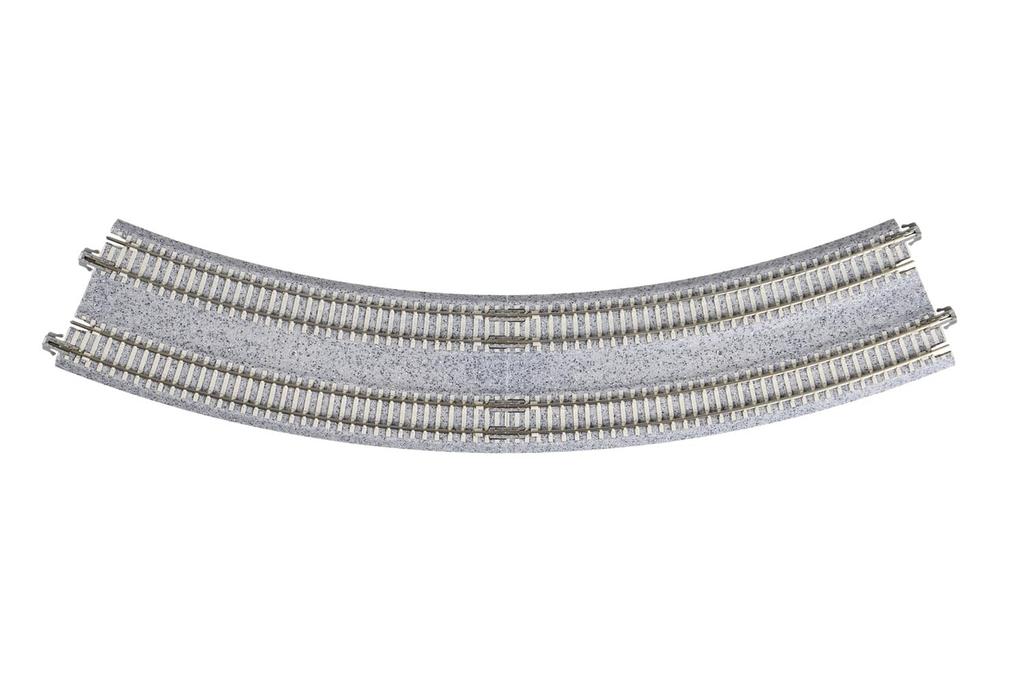 KATO N Gauge Double Track Approach Track piece each for left and Railway Model Supplies R414/381-22.5° (1 right) 20-182