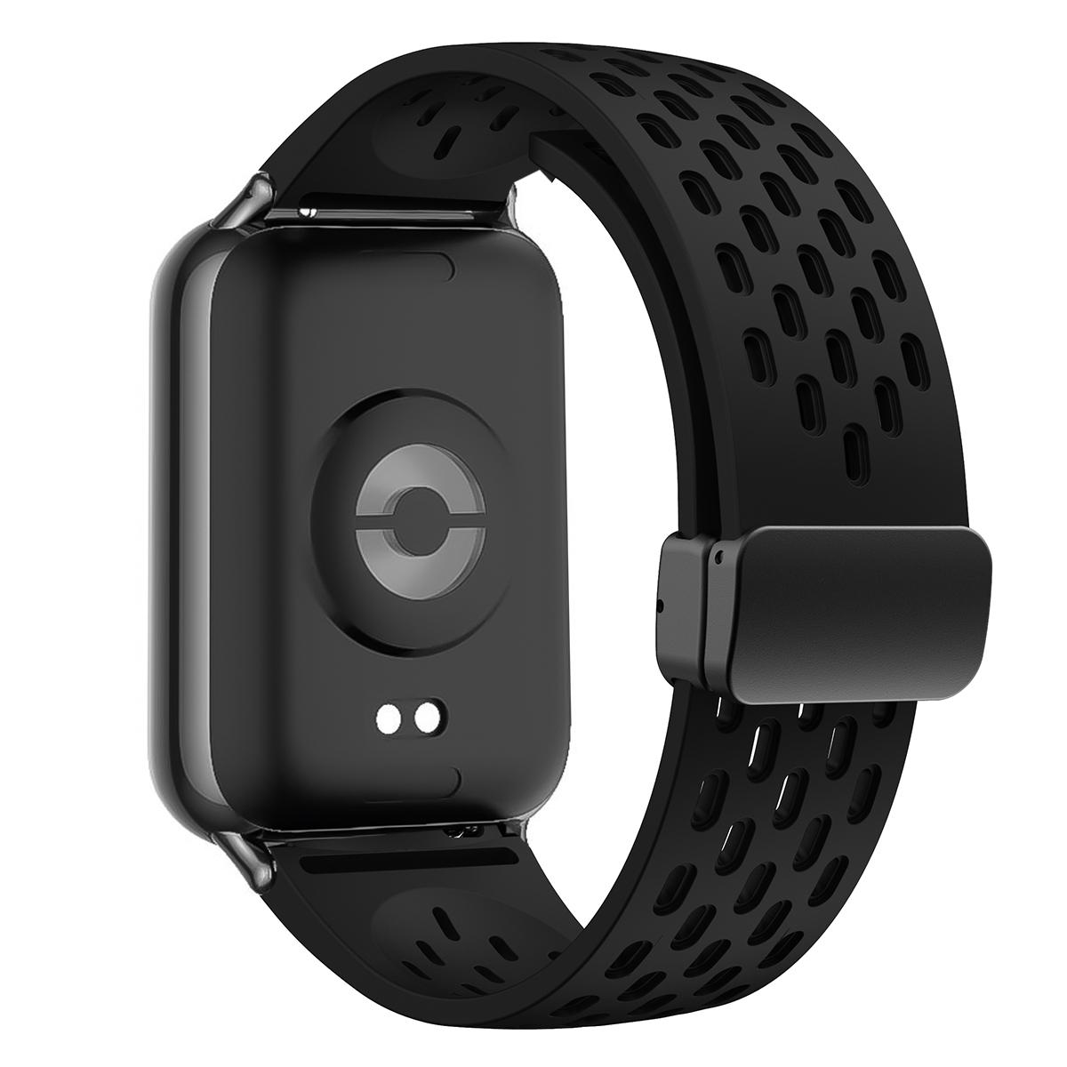 

Silicone Strap For Xiaomi band 8 Pro Replacement Sport Watchband For Redmi Watch 4 Correa Bracelt Magnetic Wrist Accessories For Redmi Watch 4 чорний