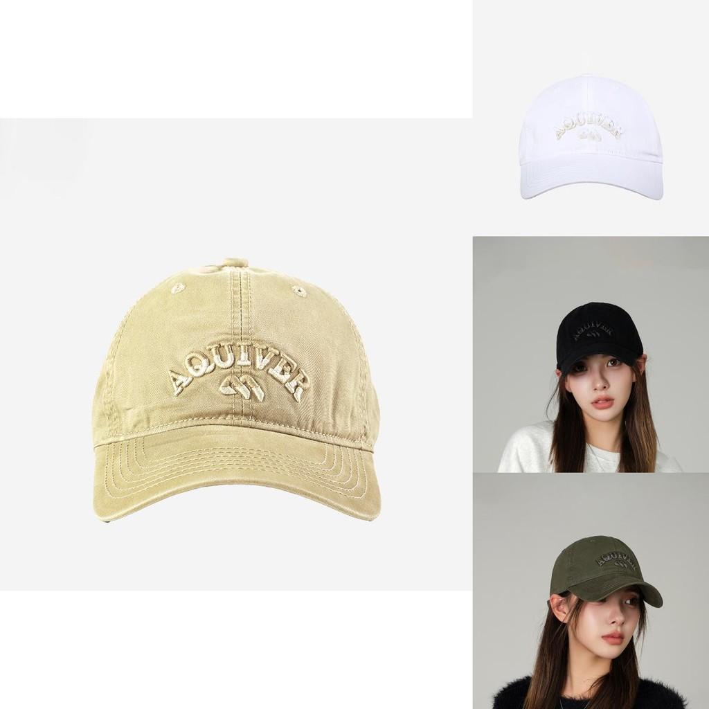 Korean Designer Unisex Baseball Cap Fashionable Cotton Soft Brim Hat For Sun Protection