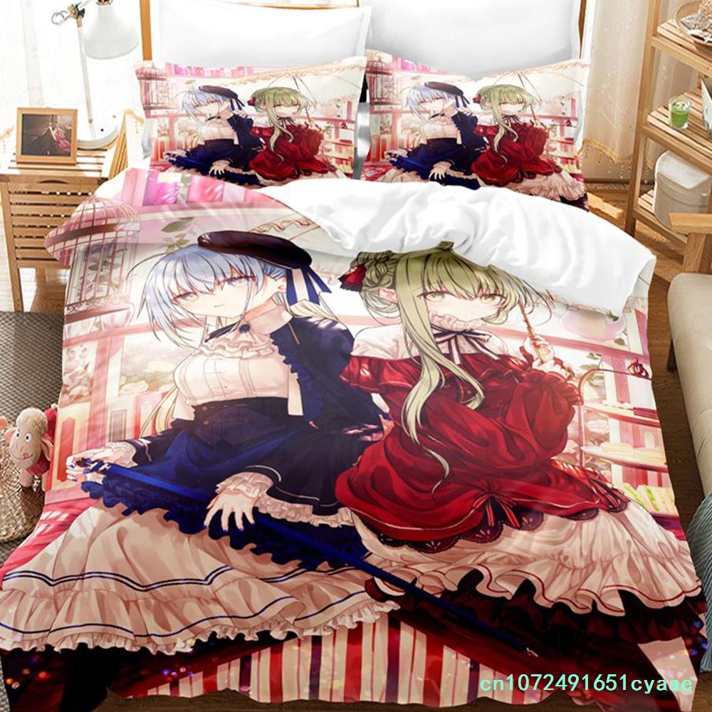 New Saint Cecilia Pastor Lawrence Bedding Set Single Twin Full Queen King Size Bed Set Adult Kid Bedroom Duvetcover Sets Anime