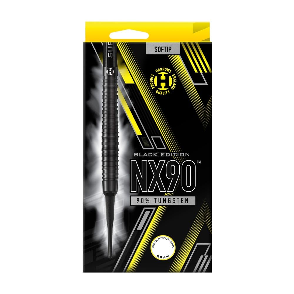 Harrows NX90 BLACK EDITION 2BA 20g Dart Barrel Dart Set