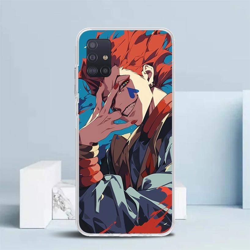

Huner X-Hunters Hisoka Soft Cover for Samsung Galaxy A12 A22 A32 A52 A72 A02S Phone Case Note 20 Ultra 10 S10 Plus A51 A71 A50S Samsung A20S