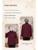 Grandma's Fashionable Lapel Top for Spring & Autumn