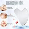 1PC Stainless Steel Gua Sha Board Facial Massager - Cooling Eye and Face Tool for Firming Jawline and Relaxation Accessories