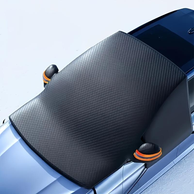 Heavy-Duty Magnetic Car Windshield and Side Window Snow Cover - All-Weather Ice and Snow Shield with Strong Magnetic Grip, Fit for Cars