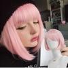 Unique Fashion with Multiple Synthetic Short Straight Bob Wigs with Bangs for Women and Girls Cosplay Costume Party Gifts