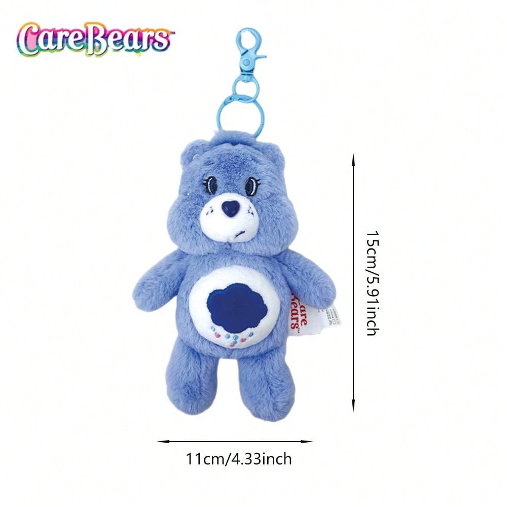 1 PZ Portachiavi Care Bears Licenza Ufficiale Triste Blu Portafortuna Fioritura Doppia Onda Luminosa Sogni D'Oro Orso Marino