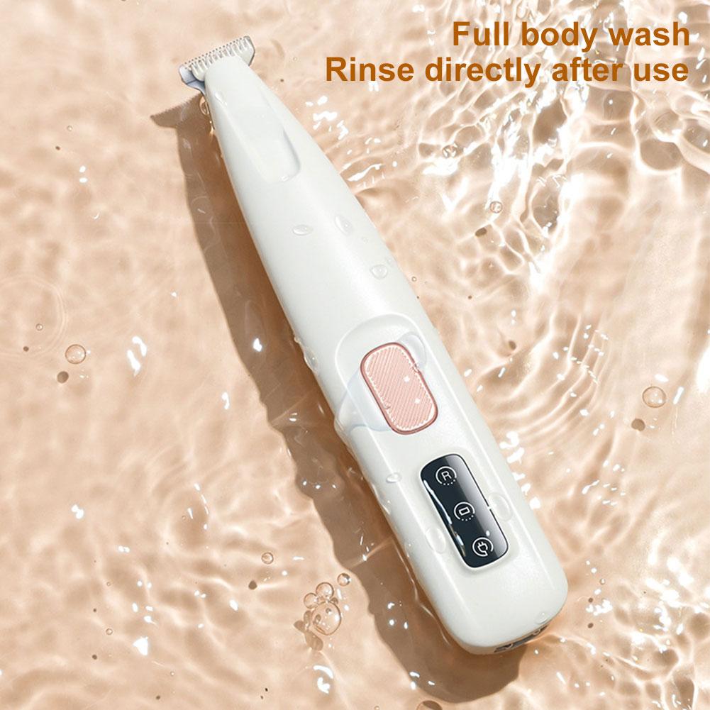 Elektryczna maszynka do strzyżenia z lampką LED Bezprzewodowa maszynka do strzyżenia Wodoodporna maszynka do strzyżenia psów i kotów Trymer do strzyżenia małych psów i kotów