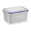 ZISIZ 3-Piece Microwaveable Food Storage Container Set