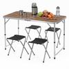 Folding Camping Set - - CS0178 - 3-level Adjustable Height - Suitcase Format - 4 Folding Chairs