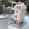 Christmas Pattern Transparent Case For iPhone 16 15 Pro Max Plus 14 13 12 11 Pro 7 8 XR X XS Max Soft Silicone Clear Phone Cover