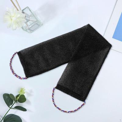 Lichaamsscrubber Handdoek met Handvatten voor Mannen en Vrouwen Sneldrogende Exfoliërende Washandje