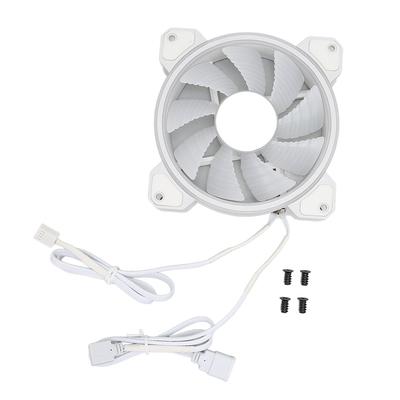 RGB skříňový ventilátor 12cm 4pin PWM 3pin ARGB RGB podsvícený 9 lopatek Silné proudění vzduchu Super tichý PC ventilátor pro