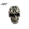 Metal Skull Vent Clip for Vehicles Car Air Clip, Retro Alloy Dashboard Halloween Interior Decoration Trim Funny Head Auto Accessories Creative Drivers