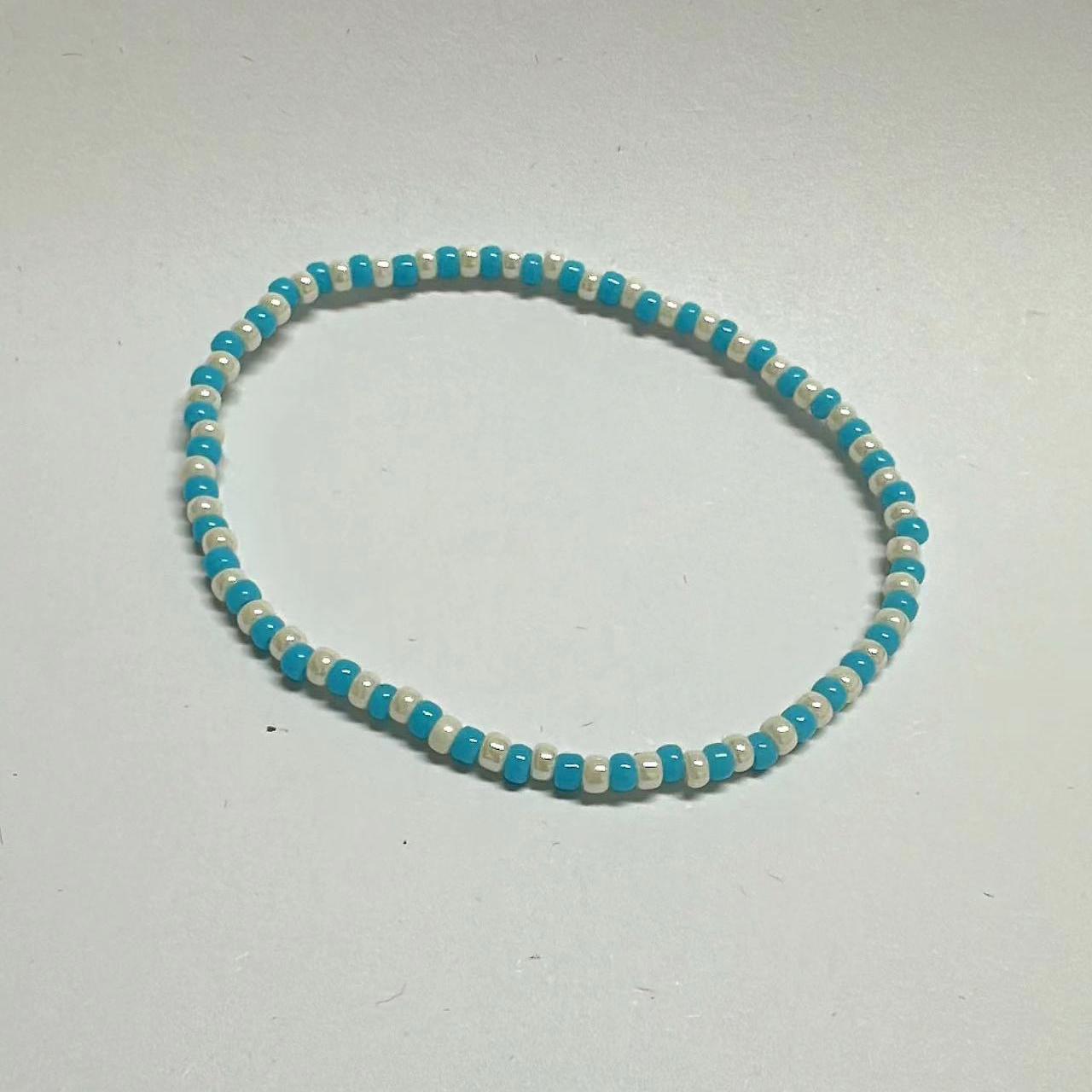 3 мм Богемный женский браслет из бусин, цветовая смесь, модный универсальный браслет, украшение 17.5cm