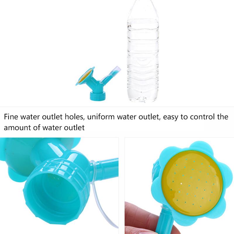 Home Garden Flower Plant Water Sprinkler for Waterers Bottle Watering Cans Sprinkler 2 In 1 Plastic Sprinkler Nozzle