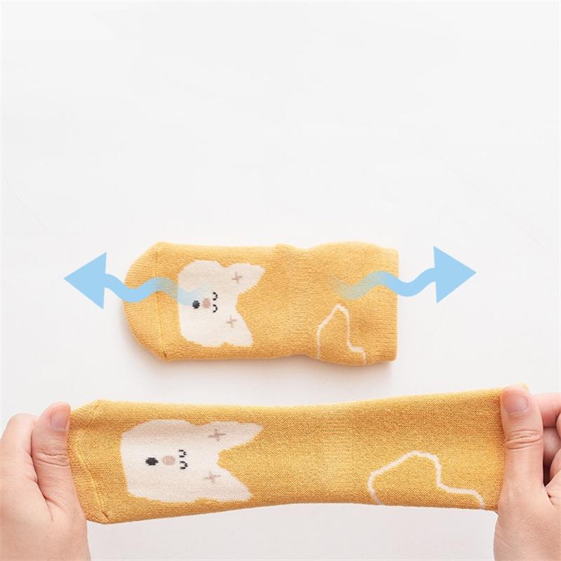 Lawadka 3 Paare/Los Neugeborenen Babysocken für Jungen Mädchen Winter Dick Warm Kleinkind Zuhause Boden Socke Weiche Kindersocken Rutschfest