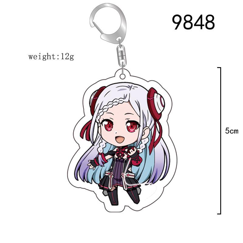 Sword Art Online Acrylic Keychain: Asuna, Sinon, Kirito Anime Charm