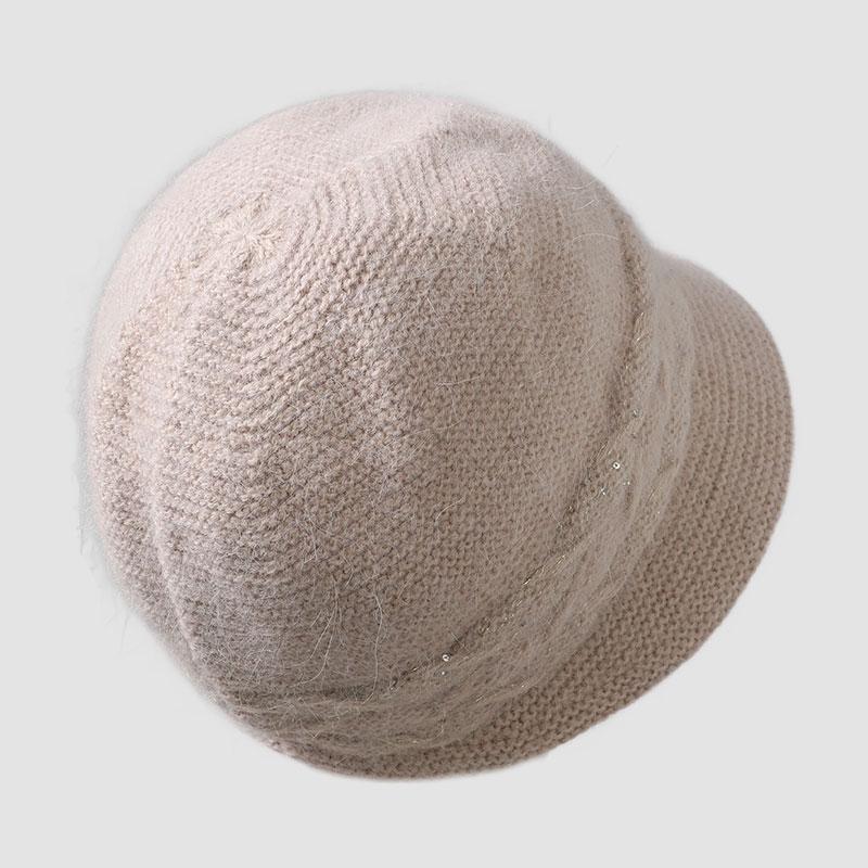 Outdoor Holiday Travel Party Winter Warm Knit Beanie Beret Fashionable Ladies' Hats
