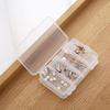 Versatile Jewellery Sorting Box Travel Friendly Plastic Jewelry Box 2 Layer Container for Organizing Accessories