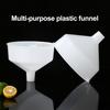 Plastic Funnel Set Food-Grade Large Mouth Liquid Transfer Funnels Oil Wine Pouring Funnels Kitchen