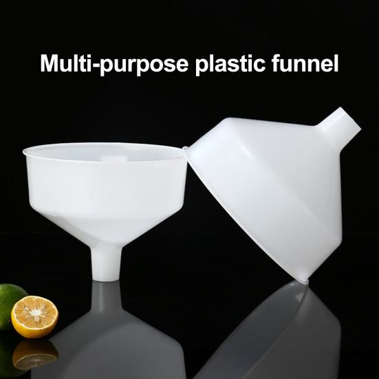 Plastic Funnel Set Food-Grade Large Mouth Liquid Transfer Funnels Oil Wine Pouring Funnels Kitchen