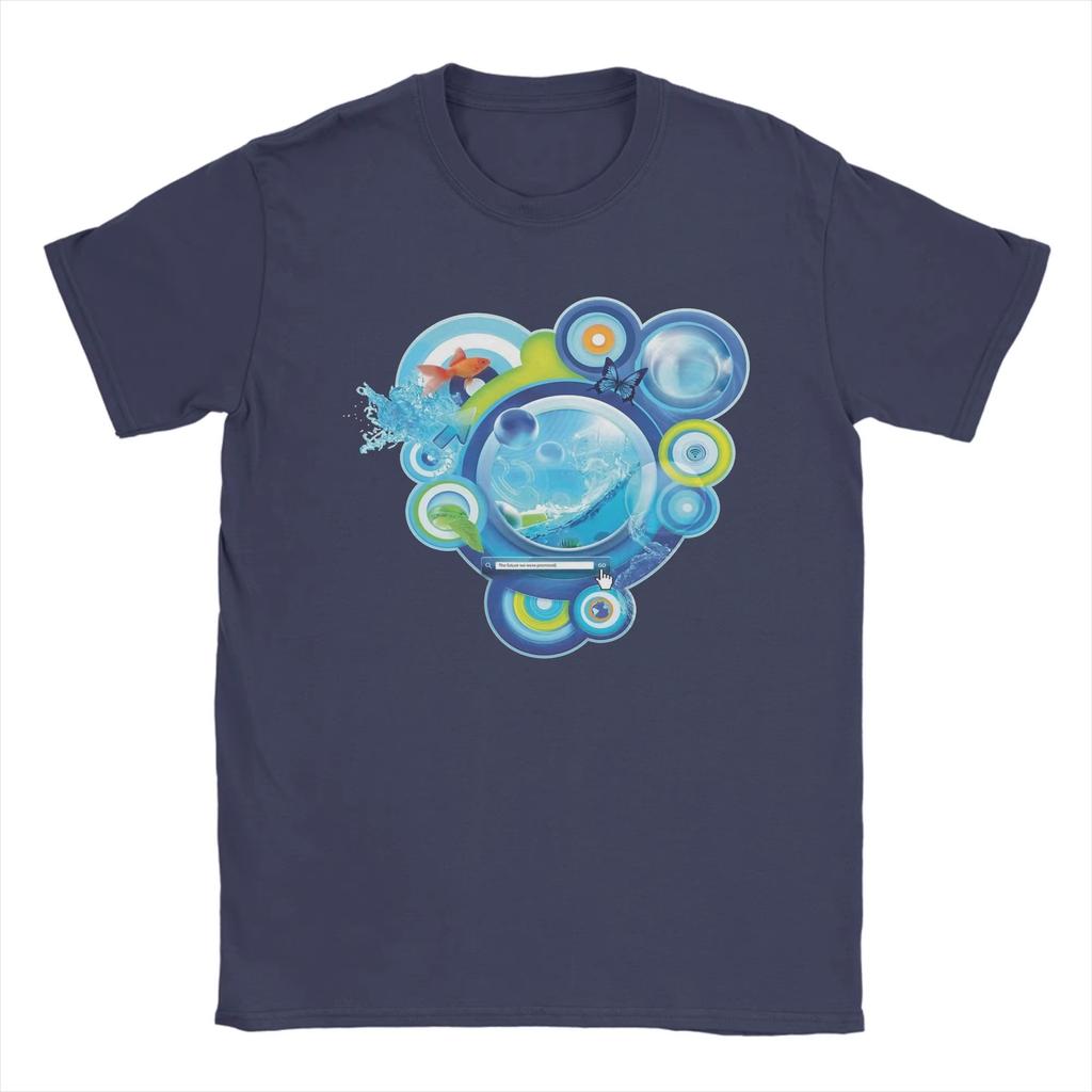 2025 Lato Gorąca Unikalna Koszulka Frutiger Aero Maksymalizm Męska Okrągły Dekolt 100% Bawełna T-Shirty Krótki Rękaw Topy Pomysł na Prezent