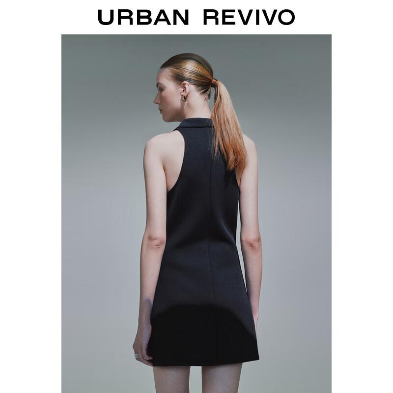UR2025 Women's Retro College Style Sleeveless A-line Mini Dress