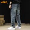 Jeep Men's Straight-Leg Relaxed Fit Jeans