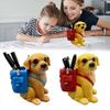 Multi-function Puppy Storage Bucket Large Capacity Makeup Brush Cylinder Dog Pen Holder  Office